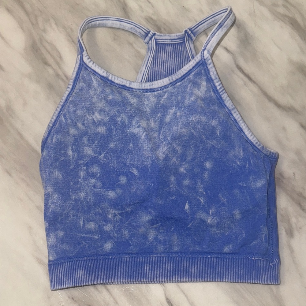 Zenana Outfitters Teal, Olive, and Lavender Crop Tops - Picture 7 of 9